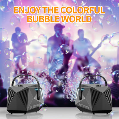 10 holes Bubble machine electric charging remote control squirt toy for outdoor garden party Create surprises bubble blower kids