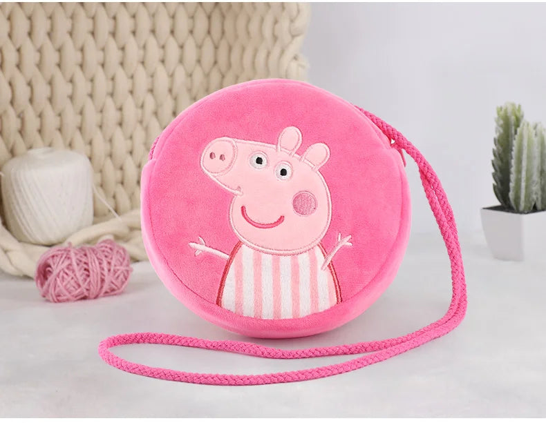 19cm 100% Genuine PEPPA PIG Stuffed Soft Doll Peppa George Zoe Suzy Rebecca Emily Danny Pedro bear Dinosaur Children Plush toy