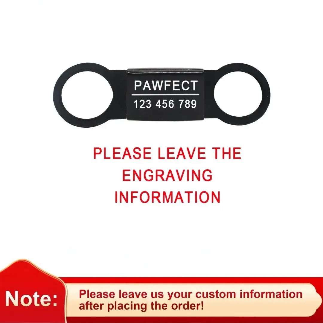 Custom Cat Dog ID Personalized Pet Collar Tag Engraving Charm Name Pendant Bne Necklace Puppy Key Ring Pet Accessories