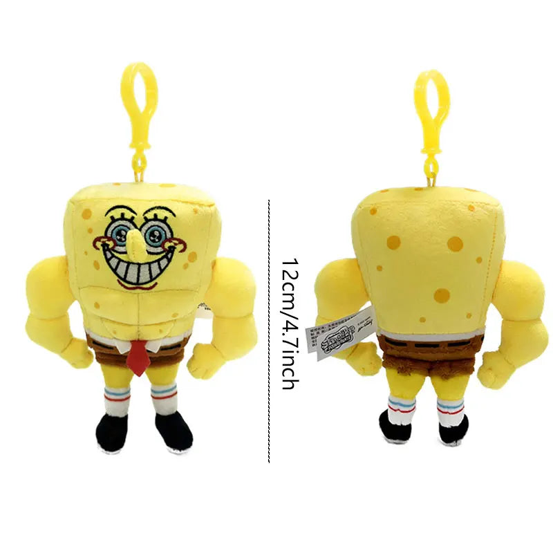 Anime Spongebob Squarepants Patrick Star Squidward Eugene H. Krabs Gary Stuffed Plush Toy Pendant Keychain Birthday Gift For Kid