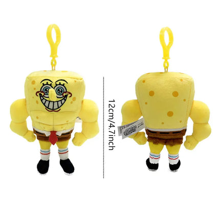 Anime Spongebob Squarepants Patrick Star Squidward Eugene H. Krabs Gary Stuffed Plush Toy Pendant Keychain Birthday Gift For Kid