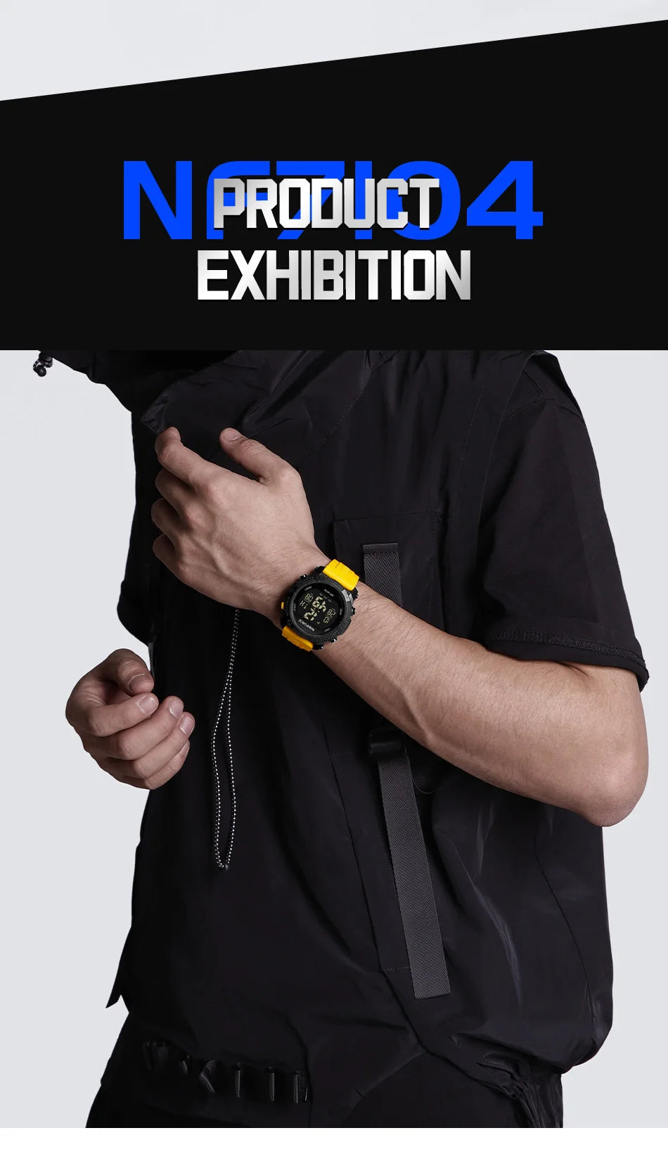 NAVIFORCE Brand Original Men Fashion Watch Water Resistant Personality Wristwatches Luxury Silicone Strap Electronic Clock 2024