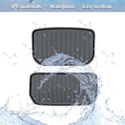 For Tesla Model Y Juniper 2025 Front Rear Trunk Mat TPE Lower Storage Box Pads Protective Cover Cargo Liner Trunk Tray Floor Mat