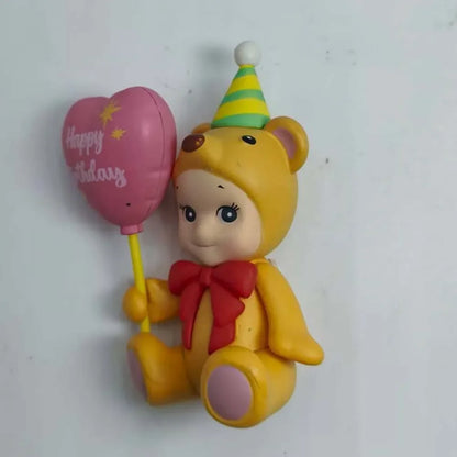 Sonny Angel Birthday Gift Bear Series Blind Box Animal Anime Figure Ornaments Cute Doll Fans Desktop Car Ornament Xmas Gift