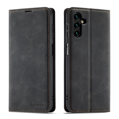 Leather Phone Case For Samsung S26 S25 edge S24 S23 FE S22 Ultra S21 S20 S10 Plus Note 20 10 9 Magntic Flip Card Wallet Cover