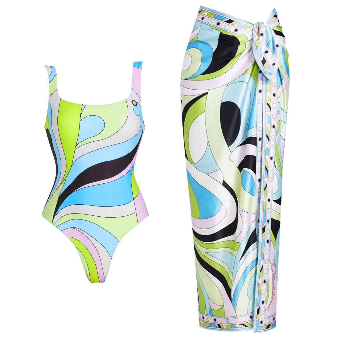 Sexy Women 2Pcs Halter Bikini Swimsuits Female Push Up Swimwear Micro Bikinis Bathingsuit Swim Suit Beachwear Printed Biquini