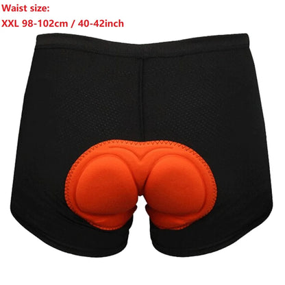 Men Women 3D Padded Coolmax Bicycle Cycling Bike Short Underwear Pants