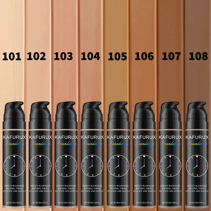 8 Colors Liquid Foundation Effective Concealer Waterproof Sweat-resistant Face Korean Makeup Profession Face Base Cosmetics Gift