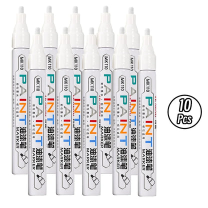 8 Colors Car Scratch Repair Paint Pen Quick Dry Touch Up Paint Repair Pen Waterproof Wheel Tyre Marker Auto Paint Marker Pens