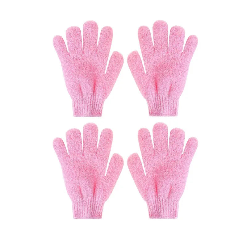 1/2/3pairs Exfoliating Bath Gloves Double Sided Bath Gloves For Beauty Spa Massage Skin Shower Scrubber Bathing Accessories