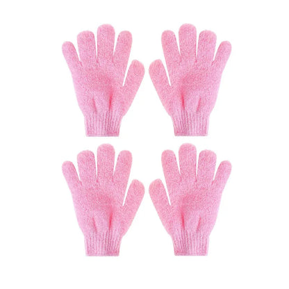 1/2/3pairs Exfoliating Bath Gloves Double Sided Bath Gloves For Beauty Spa Massage Skin Shower Scrubber Bathing Accessories