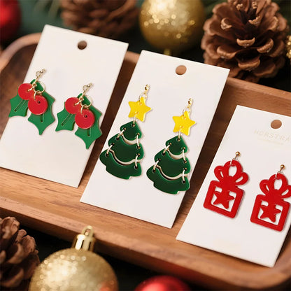 Christmas Silicone Resin Earring Molds with Holes Jewelry Pendant Mold Halloween DIY Ornaments Bracelet Gifts Macking Mould Kit