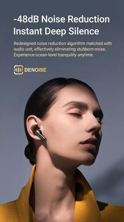 KaiAqua Original Noise-Cancelling TWS Earbuds Bluetooth Lightweight Enhanced Sound Comfort Fit IPX5 Waterproof Sports Daily Use