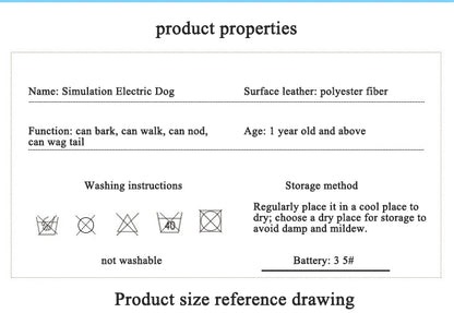 New Simulation Robot Dog Electronic Pet Sound Control Walking Nodding Music Touch Control Robot Animal Pet Children Toy Gifts