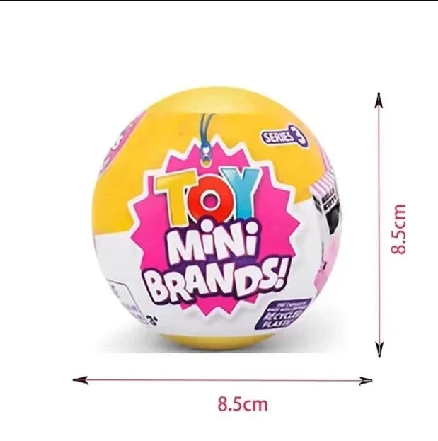 5 Surprise Disney Mini Brands Collectible Toys Disney Store Edition 2 Mystery Capsule Real Miniature Doll Collectible Toys Gifts