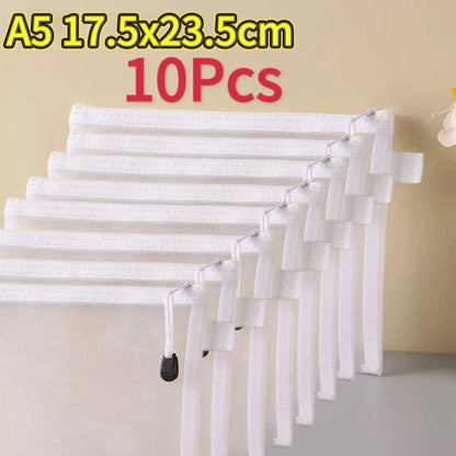 New Puzzle Storage Bag Children's Building Blocks Small Toys Special Sorting Bags Transparent Mesh Gauze Zipper Mesh Bags