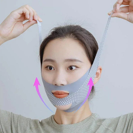 Sleep Face V Shaper Slimming Facial Bandage Double Chin Reducer Face Lift Massage Thinning Band for Comfortable Use