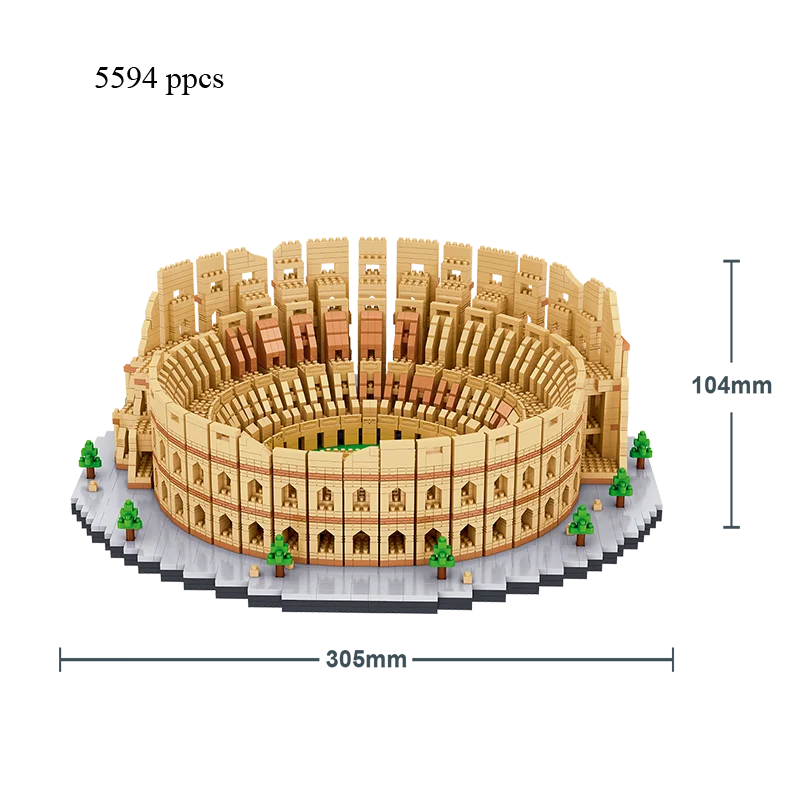 Big Ben Micro Mini Building Blocks Crafted Replica, Leisure and Entertainment Toys Construction Bricks Decoration Party Gift