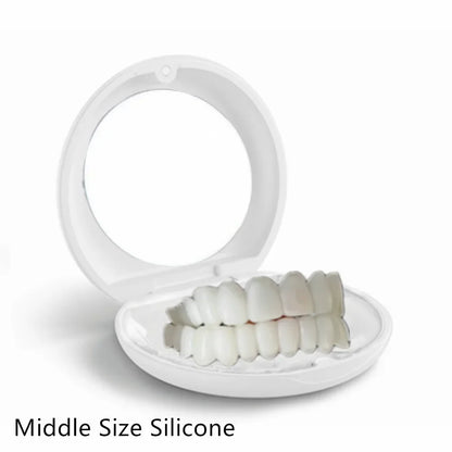 SowSmile Silicone Gel Perfect Smile Dental Hygiene Upper Lower Fake Teeth Cover Veneers Dentures Braces Whitening Products Mold