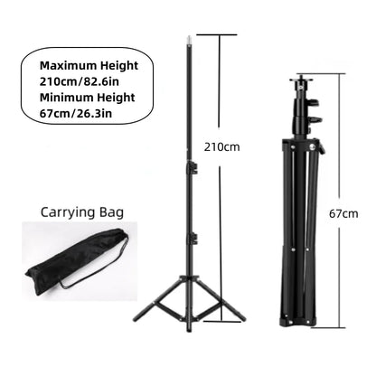 RP01-B Heavy Duty Metal Alloy Light Stand 160cm Tripod for Photo Studio Softbox Video Flash Reflector Lighting Background Stand