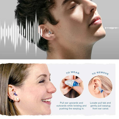 HUAK Silicone Earplugs High Fidelity with Storage Box for Concerts Musicians Motorcycles Noise Sensitivity Conditions and More