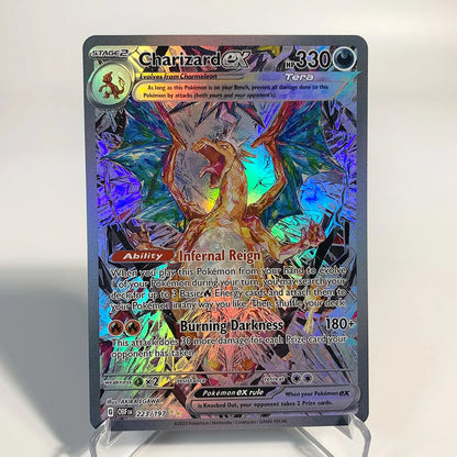 Charizard Pokemon Cards Shining Charizard Holographic Charizard Ex GX VMX Hobbies Rare Collection Battle Cards Toys Gifts