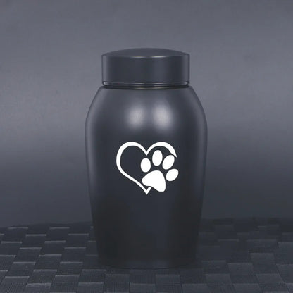 2025 Stainless Steel Dog Ashes Urn Dog Cat Bird Mouse Cremation Ashes Urn Pet Souvenir Jar Sealed Funeral for Dogs Supplies