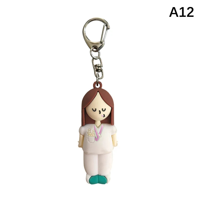 New Syringe-Shaped Ampoule Bottle Opener Keychain Rubber Cutter Aid Medication Vial Breaker Tool For Home Nurses And Doctors