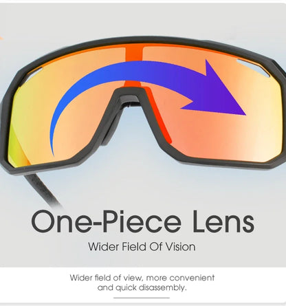 SCVCN Photochromic Cycling Glasses Bike Mountain Bicycle Golf UV400 Sunglasses Sport Protection Glasses for Men Women Baseball