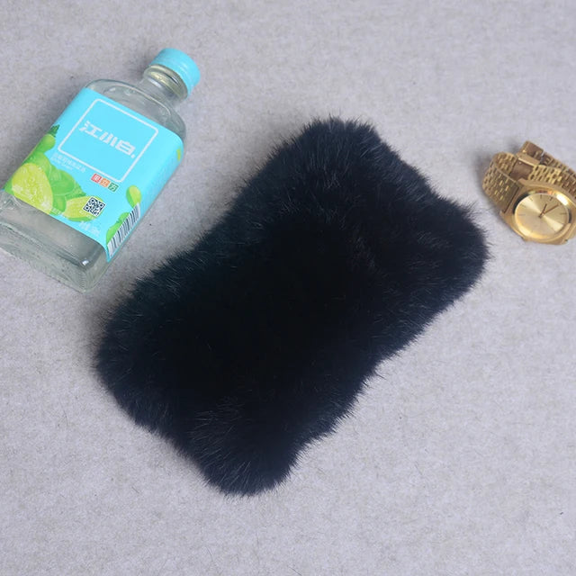Women Handmade Stretch 100% Real Rabbit Fur Scarf Knit Genuine Rex Rabbit Fur Headbands Girls Natural Rabbit Fur Ring Scarves