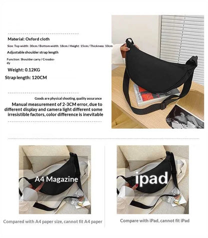 Homefish Convenient casual nylon women's crossbody bag shoulder bag capacity handbag women's travel shopping bag women's wallet