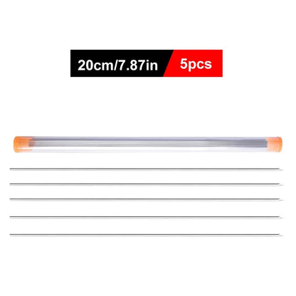 Earthworm Hooking Needle Stainless Steel Earthworm Gas Needle Portable Hollow Fishing Worm Penetrating Driller Fish Tool