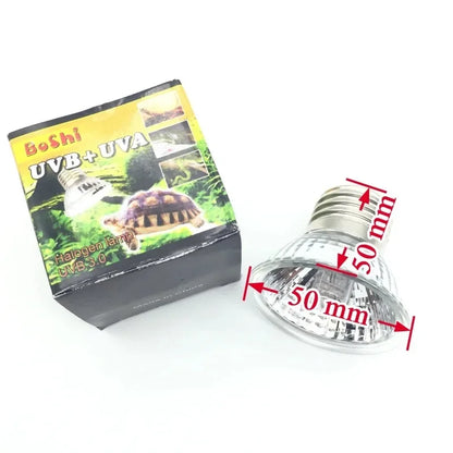 Reptile Heat Lamp UVA+UVB Full Spectrum 25/50/75w Reptile Lizard Snake Turtle Pet Sunbathing Uv Bulb Suitable For E27 Lamp Base