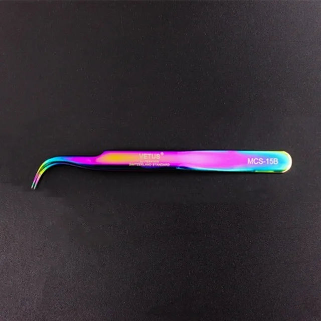 100% Vetus Original MCS Series New Style Premium Eyelashes Tweezers Ultra Fine Tip Improve for 3D 6D Lashes Extensions