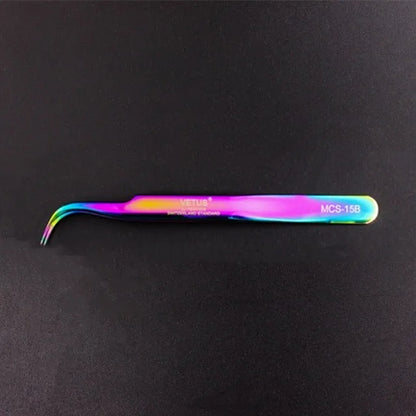 100% Vetus Original MCS Series New Style Premium Eyelashes Tweezers Ultra Fine Tip Improve for 3D 6D Lashes Extensions