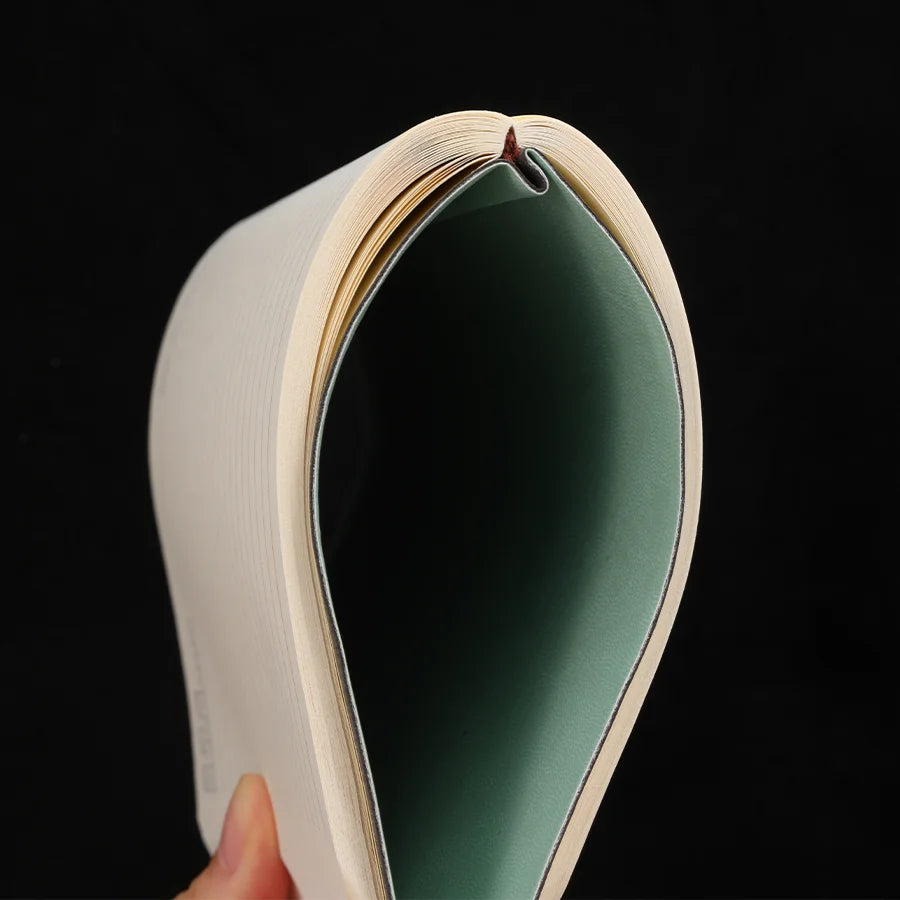 A5 Soft Leather Notebook, 120 Pages, Office Stationery, Waterproof Cover, Comfortable Touch, Hot Selling
