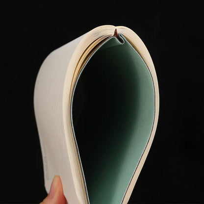 A5 Soft Leather Notebook, 120 Pages, Office Stationery, Waterproof Cover, Comfortable Touch, Hot Selling