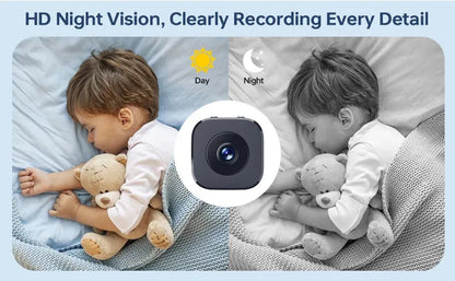 Security Camera HD Mini Full Color Night Vision High Definition WiFi Monitor Waterproof Motion Detect Surveillance Smart Home