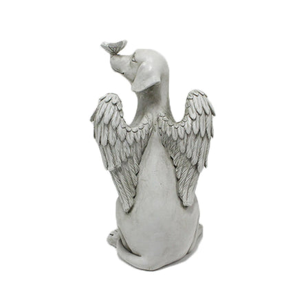 1pc Angel Dog Memorial Statue, Pet Memorial Stone For Dogs, Angel Dog Memorial Gifts, Dog Passing Away Bereavement Gifts, Pets G