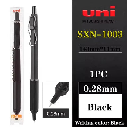 Uni SXN-1003 JETSTREAM EDGE Ballpoint Pens Ultra-fine Luxury Men's Pen, Small-word Annotations Fine Writing Japanese Stationery