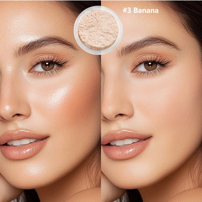 Lakerain Delicate Setting Powder Lasting Without Shedding Makeup Control Oil Locking Moisture Create Zero Pore Base Makeup