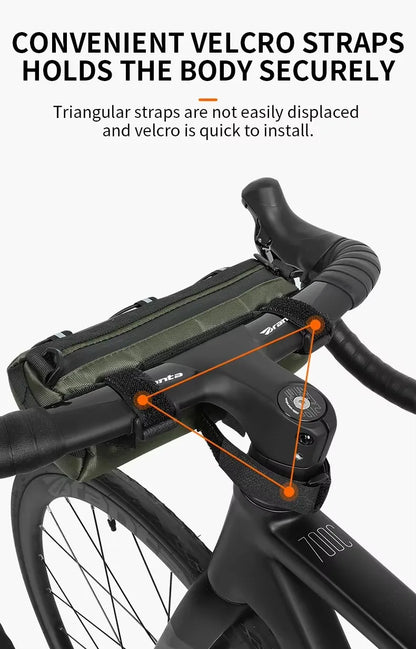 Waterproof Road Bicycle Handlebar Bag Multifunctional MTB Front Tube Bag Portable Frame Pannier Outdoor Shoulder bag