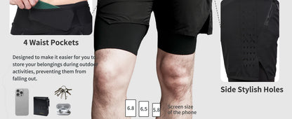WOSAWE Bicycle Shorts Spring Summer Motocross Racing Shorts Downhill Mountain Bike short Pants Non-removable Cycling Underwear