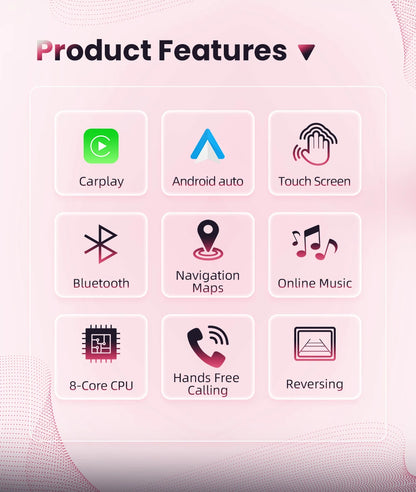 BONROAD Wireless Carplay Android auto Multimedia Player Car Radio For BMW 3 Series E90 E91 E92 E93 Touch Screen With Bluetooth
