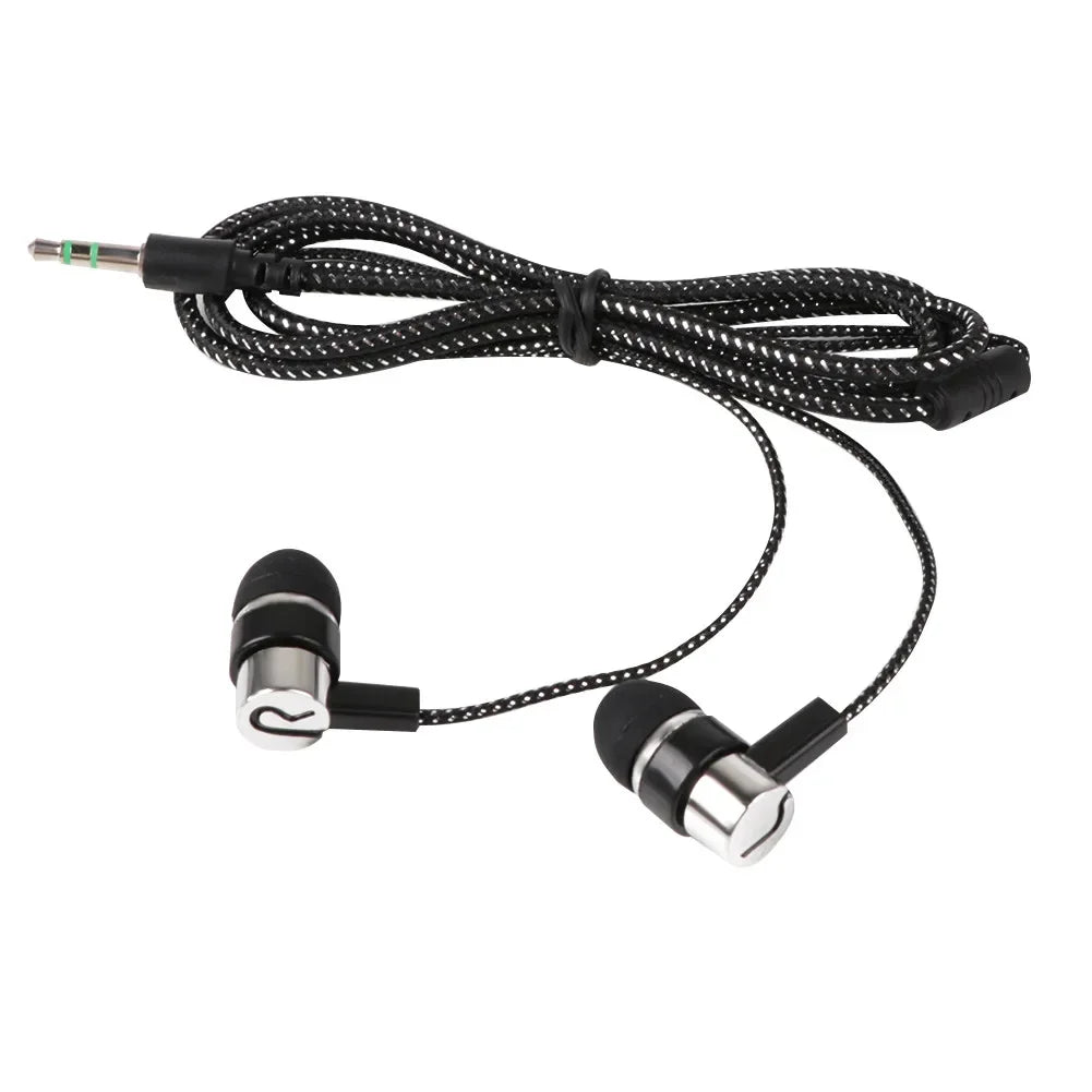 Universal Wired Earphone Noise Reduction In-Ear Stereo Earphones Noodles Style Sport Headset For Samsung Huawei Headphones