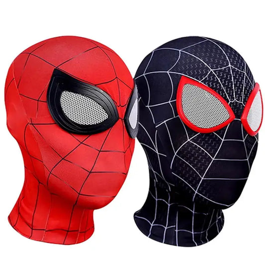 Spider man Masks Superhero Miles Morales SpiderMan Cosplay Mask for Adults Boys Girls Carnival Halloween Cosplay Costume Props
