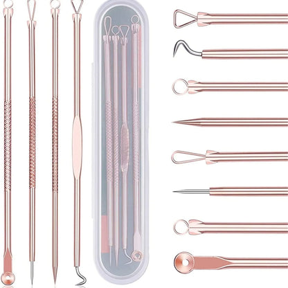 4Pcs Blackhead Remover Acne Needle Facial Cleansing Acne Extractor Remove Blackhead Pores Cleaning Tools