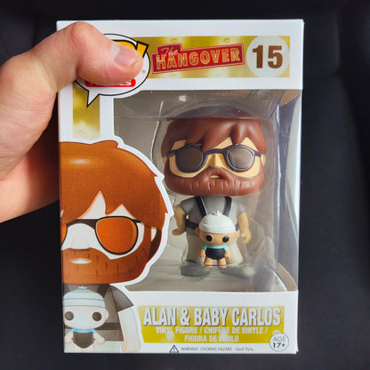 HANGOVER 15 ALAN & BABY CARLOS Vinyl Figurine Cute Doll Movie Peripherals Action Figure Collection Model Toys