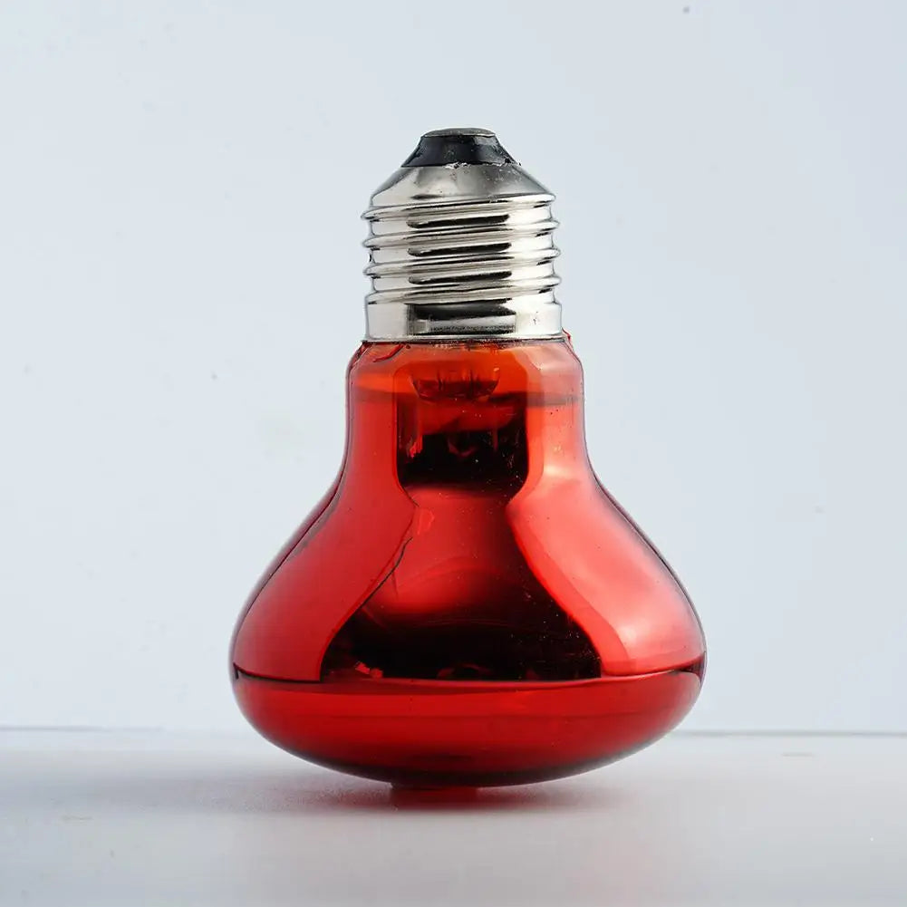 E27 Poultry Heating Bulb 25W-100W Infrared Insulation Heating For Reptiles Plants Amphibians Pets Livestock Lamp Tools