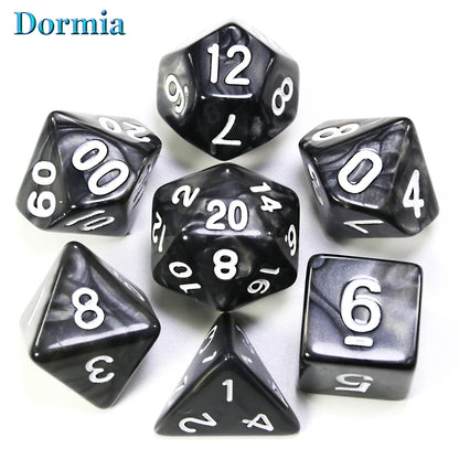 Custom Dice DND Marble Dice Various Colours Available And Beautiful Marble Effect Pearl Veins Effect For Party Roll Playing Game